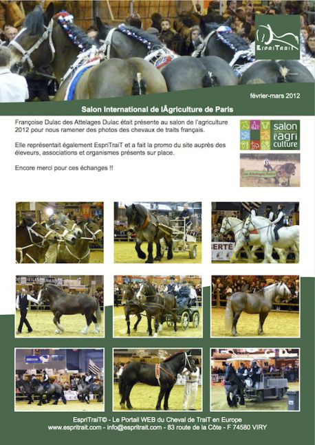 Salon International de l&lsquo;Agriculture 2012